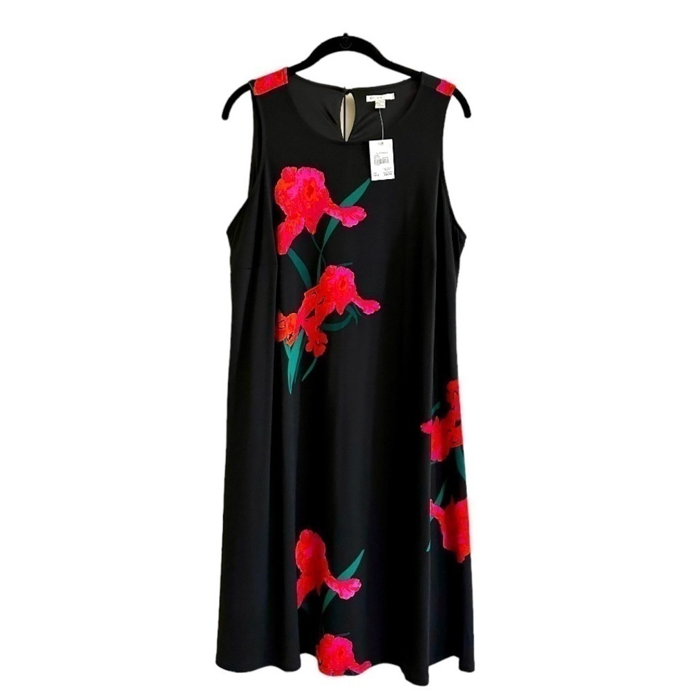 EST. 1946, NWT, WOMENS BLACK, SLEEVELESS, DRESS. FULLY LINED. SIZE 14/16W
